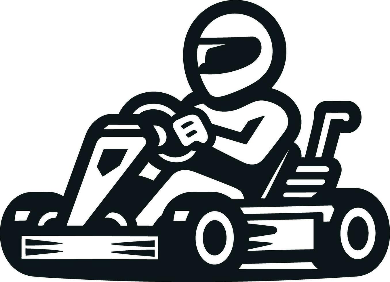 Gaan kart racing vector