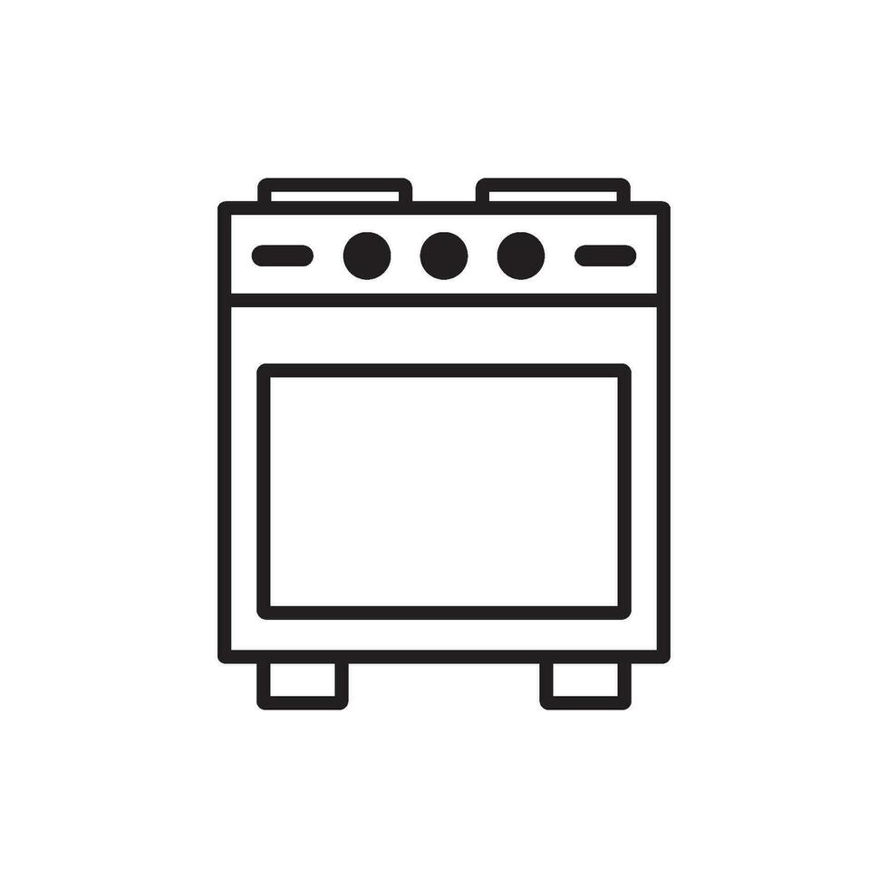 oven icoon vector sjabloon