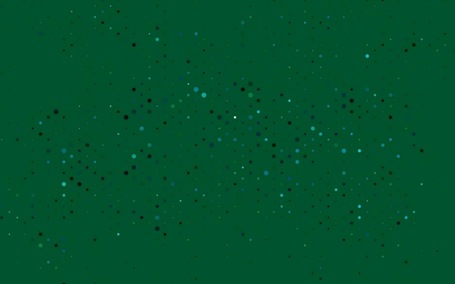 lichtblauwe, groene vectorlay-out met cirkelvormen. vector