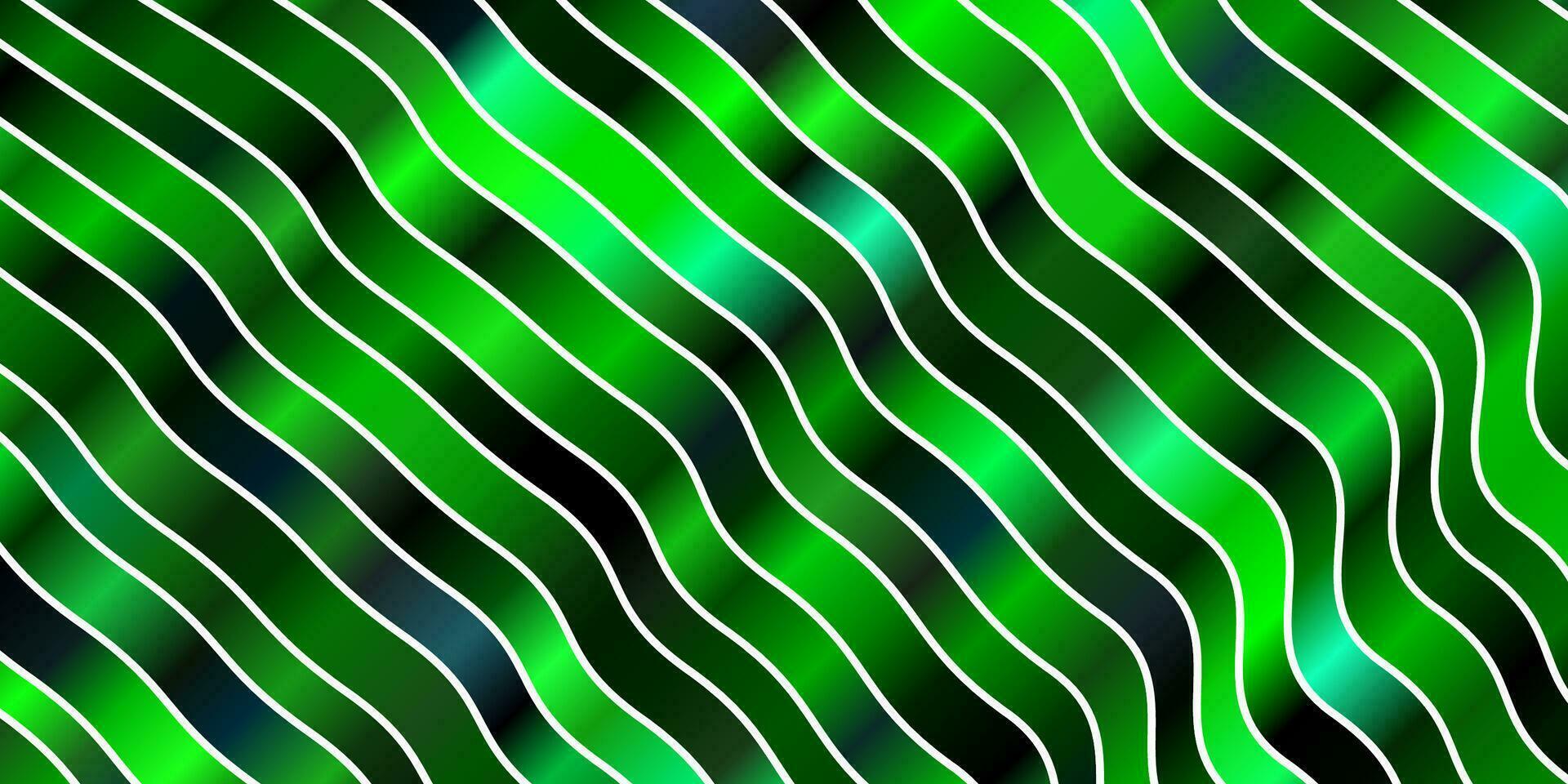 lichtblauw, groen vector sjabloon met gebogen lijnen.
