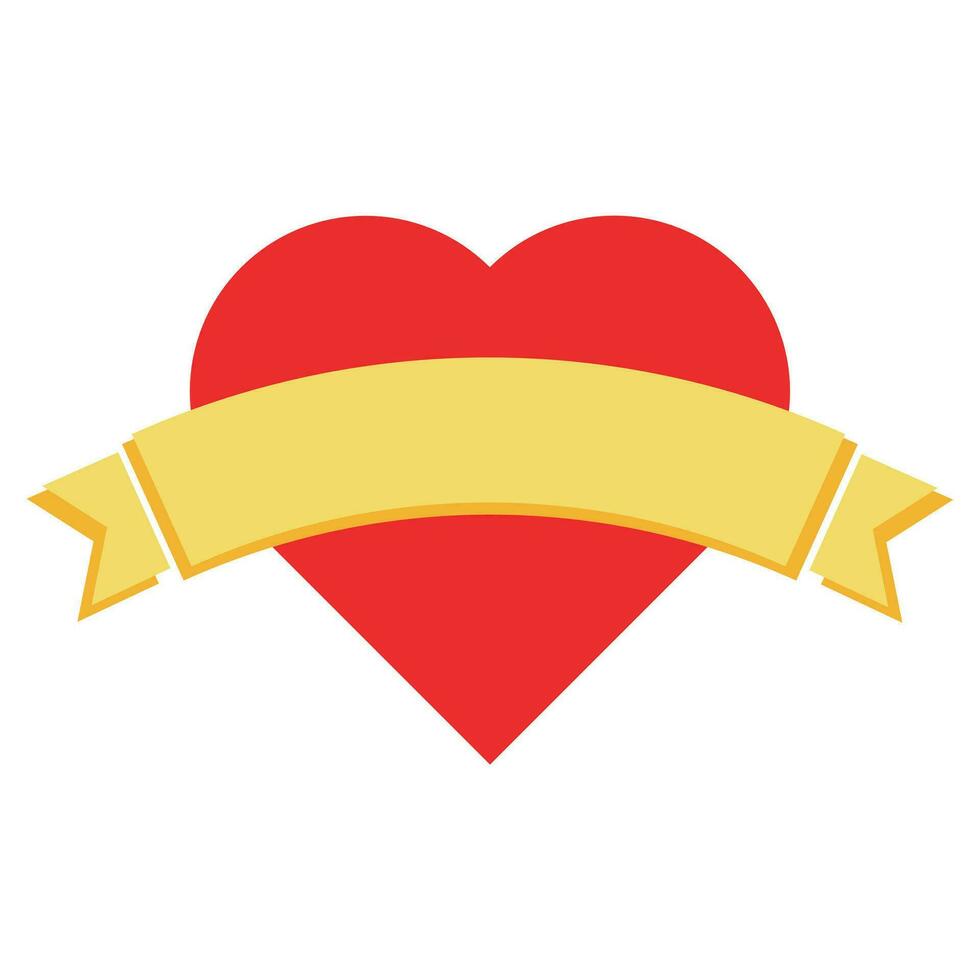 rood hart icoon. ontwerp element voor Valentijn dag vector