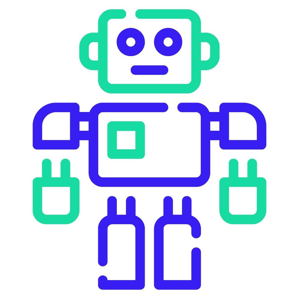robot icoon illustratie voor web, app, infografisch, enz vector