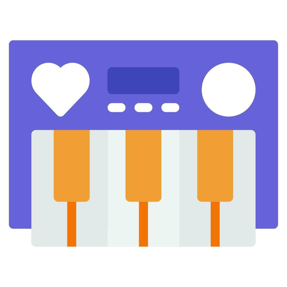 musical instrument icoon illustratie voor web, app, infografisch, enz vector