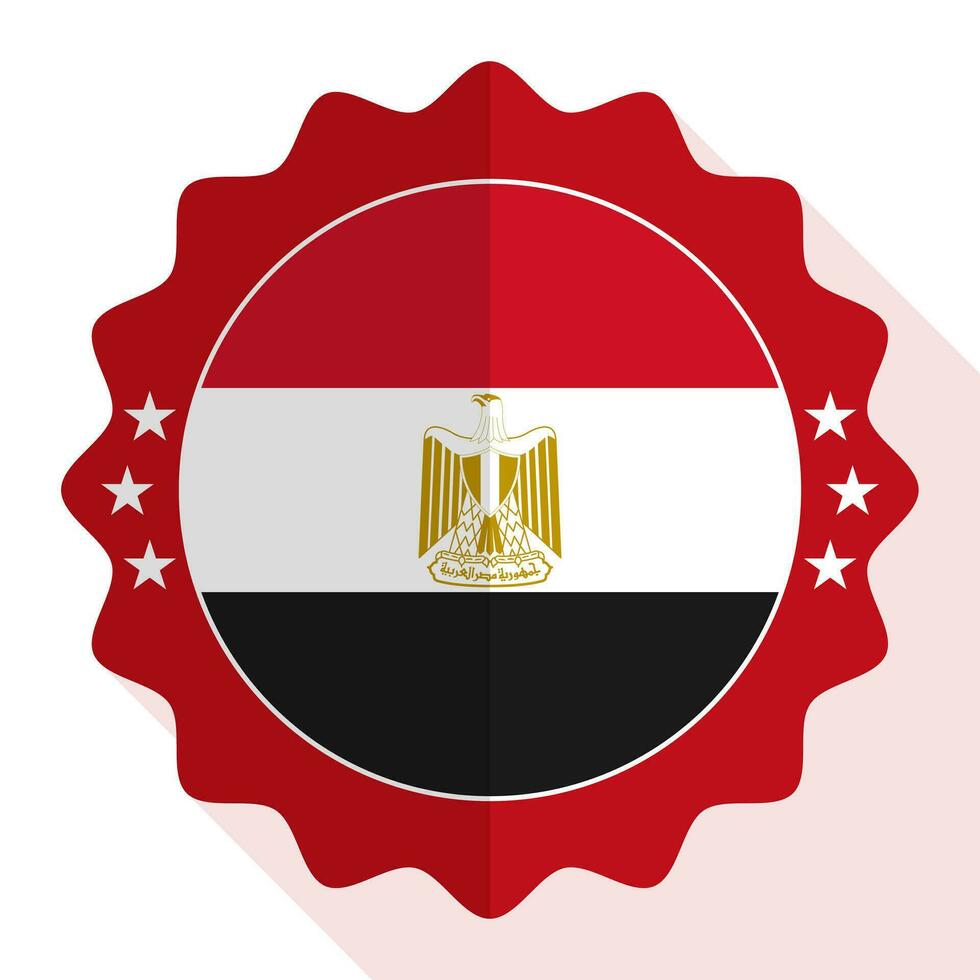 Egypte kwaliteit embleem, label, teken, knop. vector illustratie.