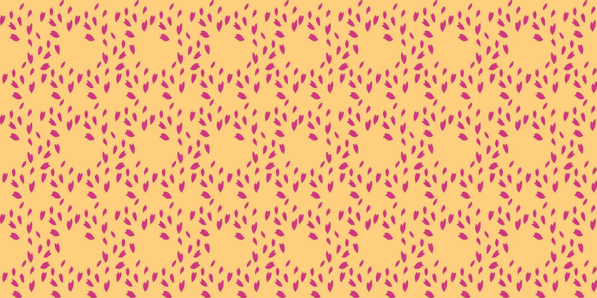 naadloos patroon met abstract ruit, zigzag in een getextureerde polka stippen. vector hand- getrokken schetsen vorm geven aan. creatief gemakkelijk willekeurig punt, vlekken, druppels Aan een geel achtergrond. ontwerp voor mode, textiel