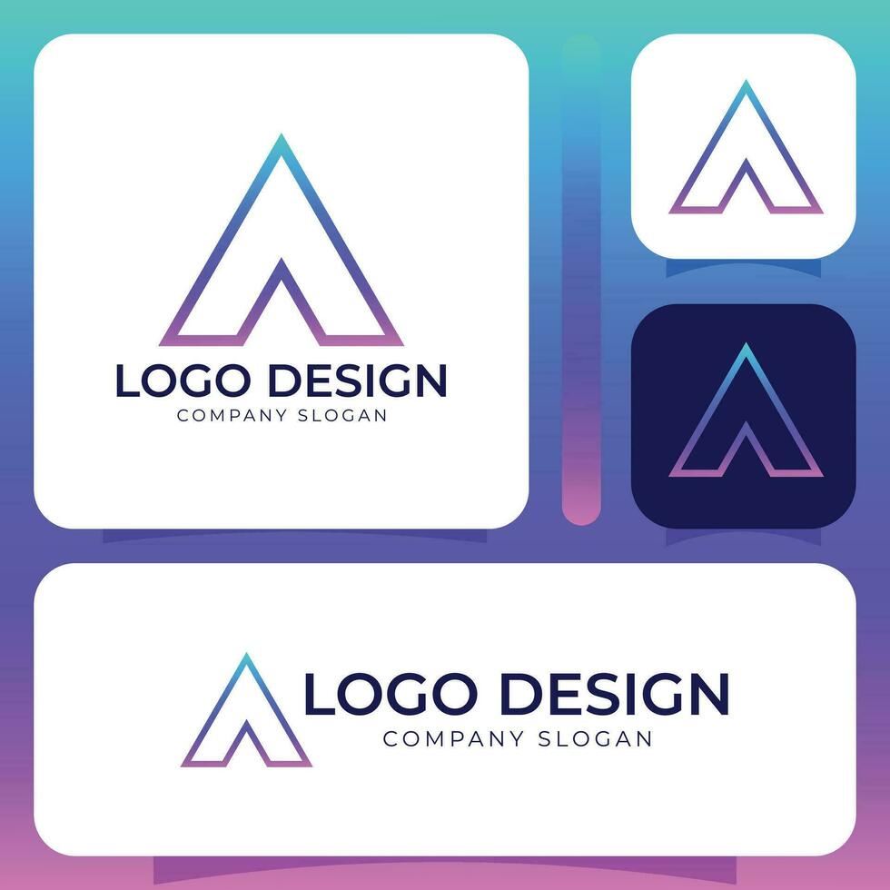 een brieflogo-ontwerp vector