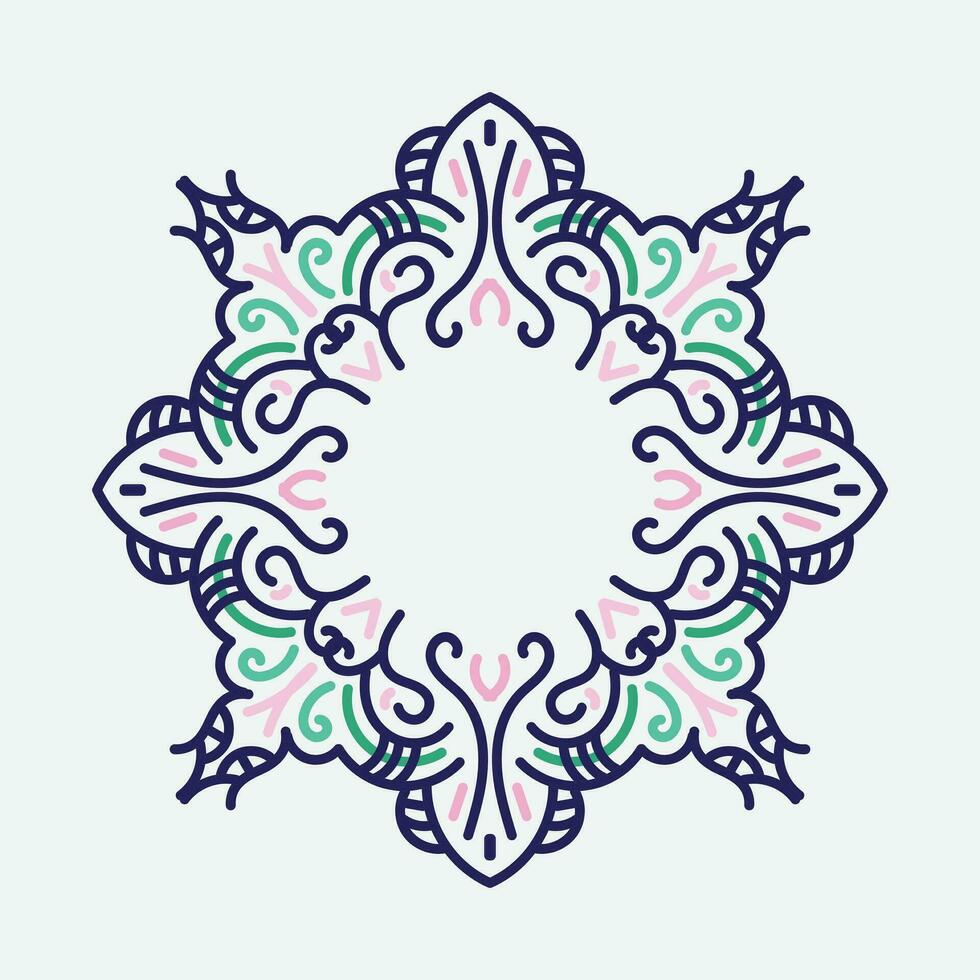 decoratief wijnoogst kader. vector ontwerp. bloemen ornament. wijnoogst ontwerp sjabloon.