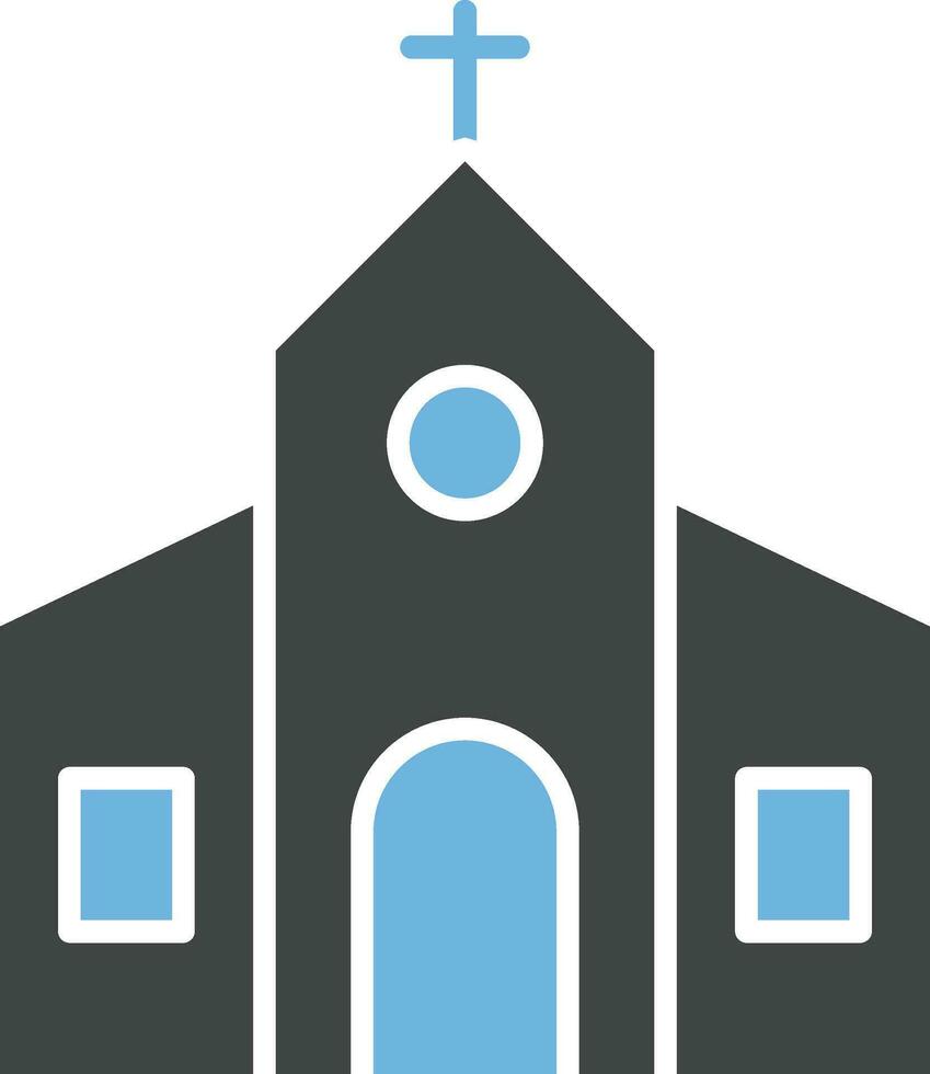 kerk icoon vector afbeelding.