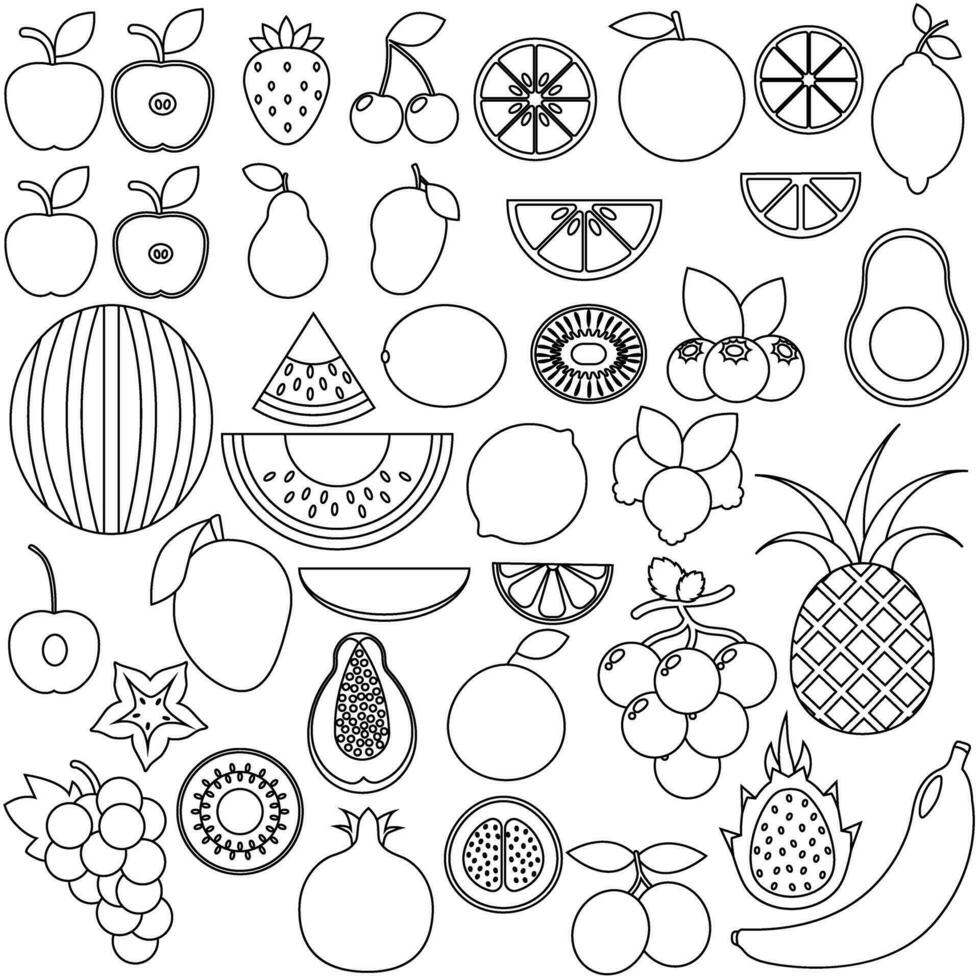 fruit icoon vector. voedsel illustratie teken. vitamines symbool. vegetarisch logo. vector