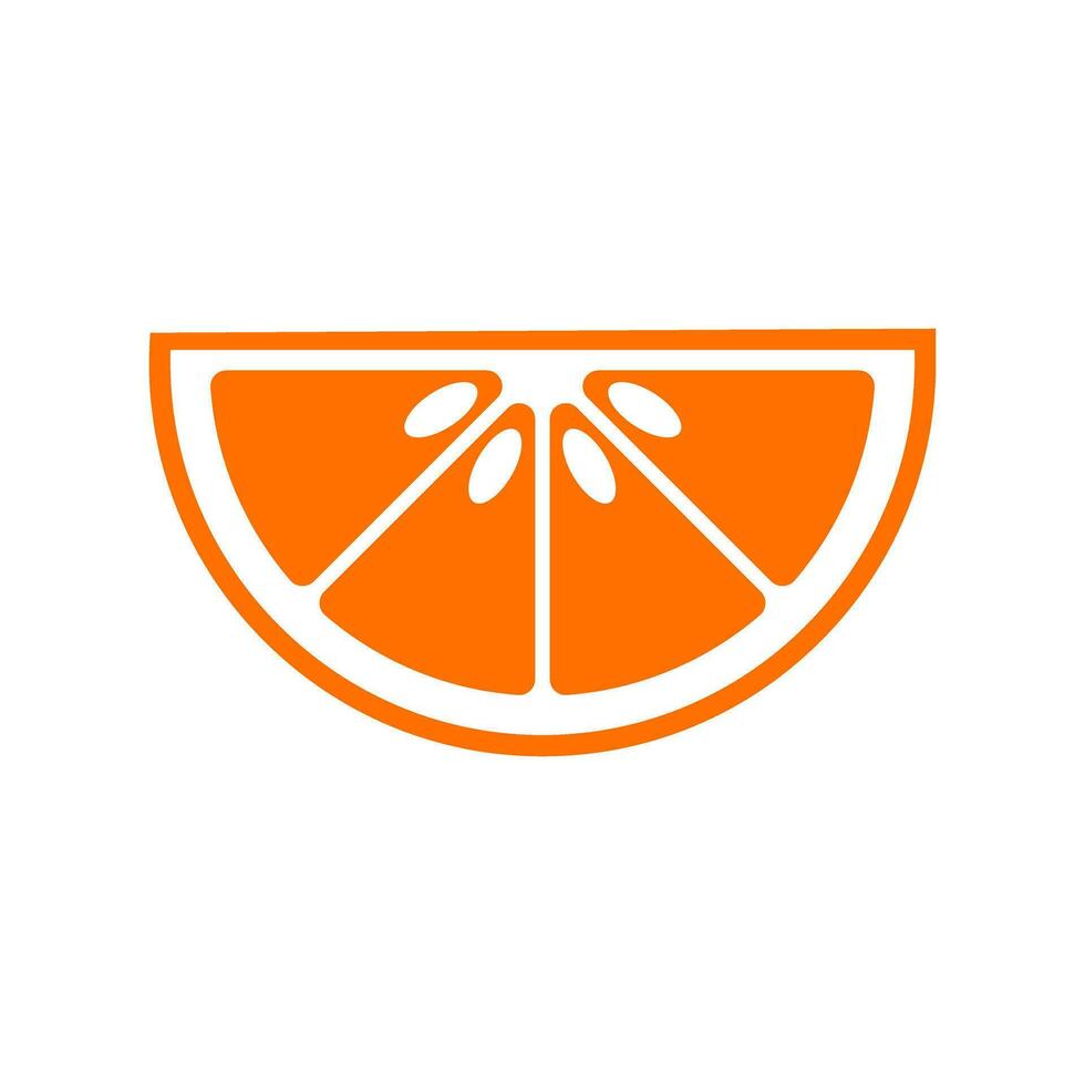oranje icoon vector. fruit illustratie teken. vitamines symbool. vegetarisch logo. voedsel markering. vector