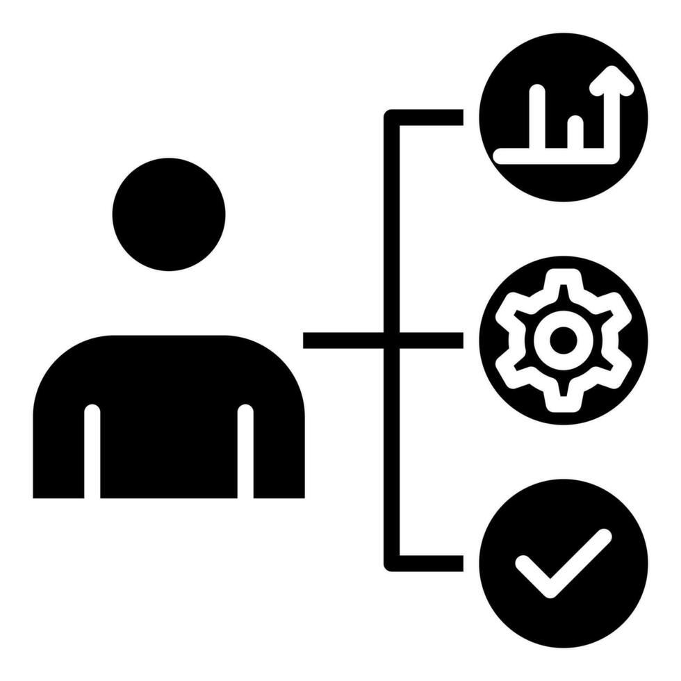 vaardigheid beoordeling icoon lijn vector illustratie