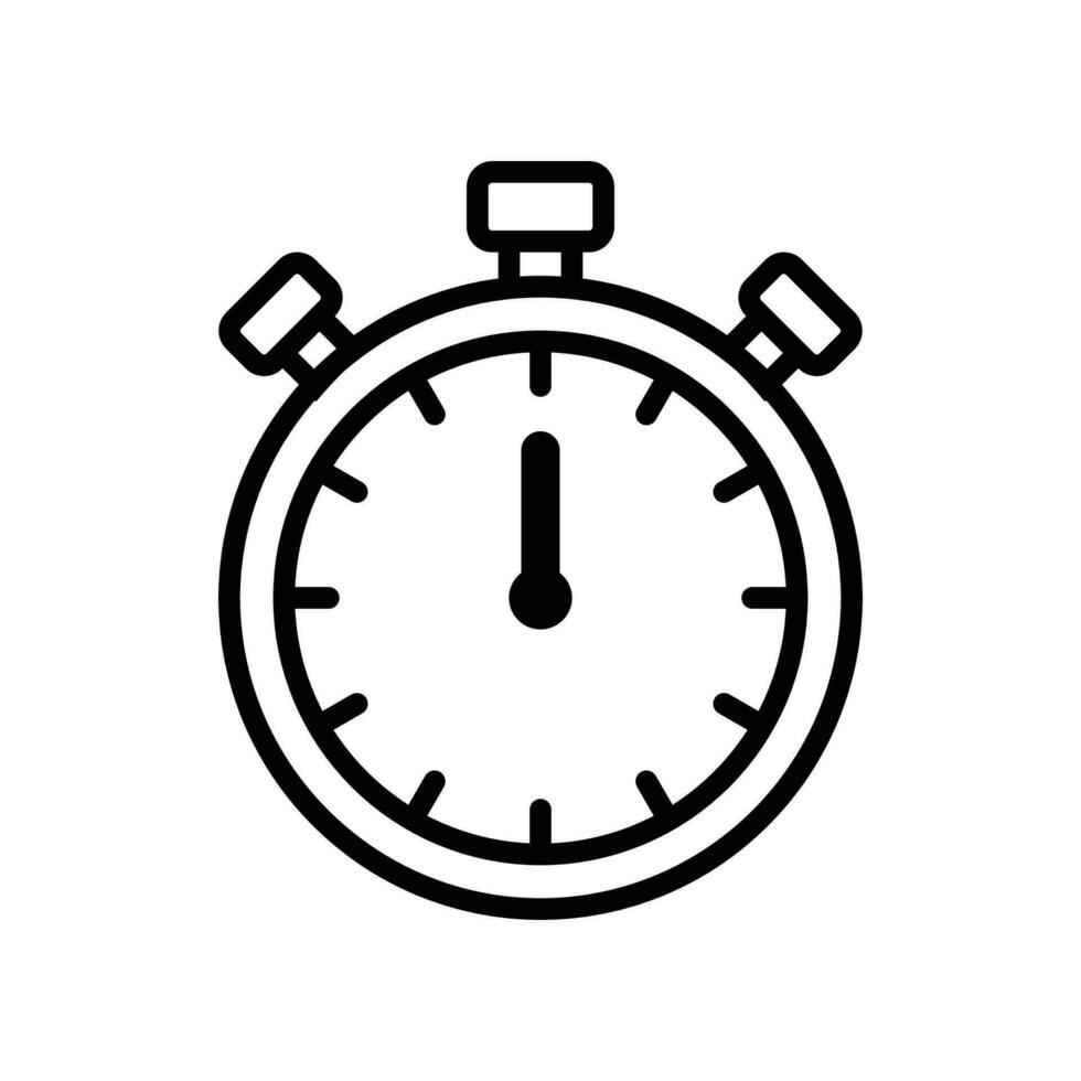 stopwatch icoon vector ontwerp sjabloon gemakkelijk en schoon