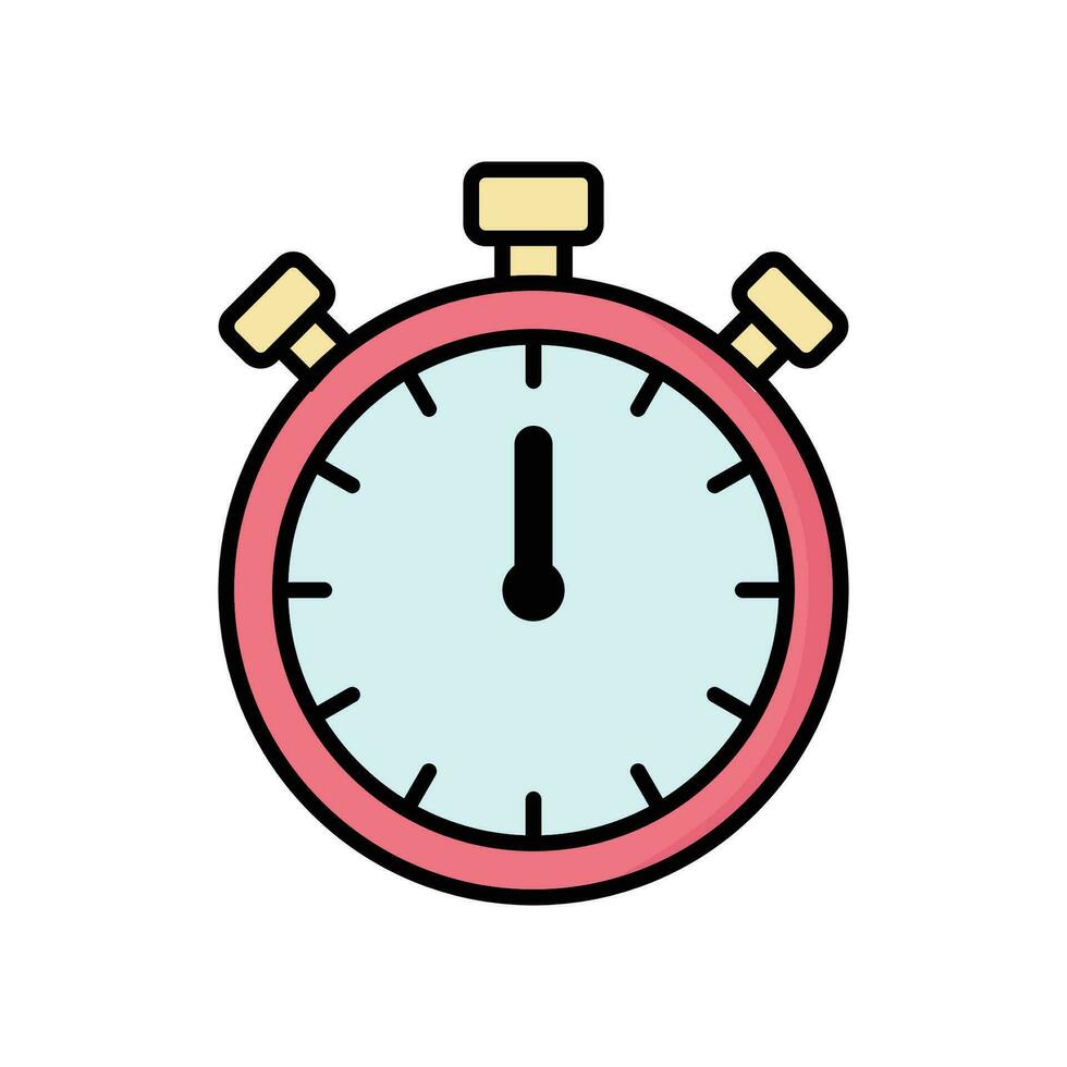 stopwatch icoon vector ontwerp sjabloon gemakkelijk en schoon