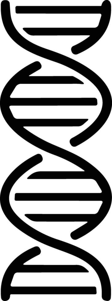 dna icoon. leven gen model- bio code genetica molecuul medisch symbool. structuur molecuul, chromosoom icoon. pictogram van dna vector, genetisch teken, element vector