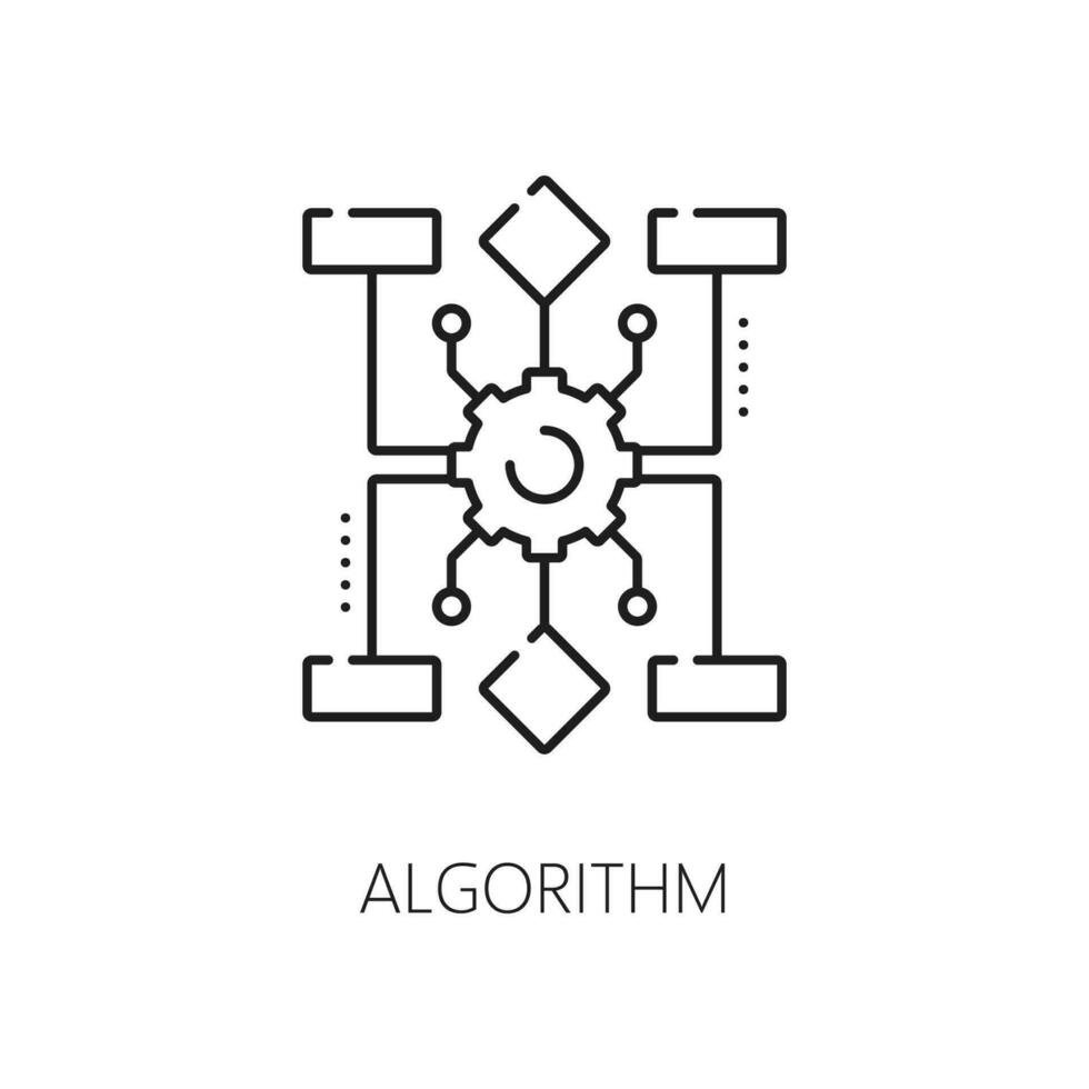 machine aan het leren algoritme kunstmatig intelligentie- vector