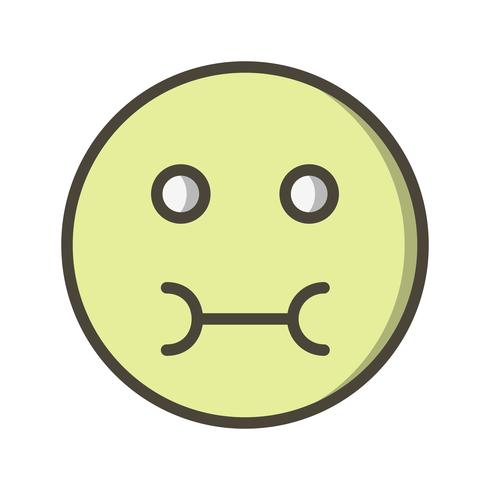 Zieke Emoji Vector Icon