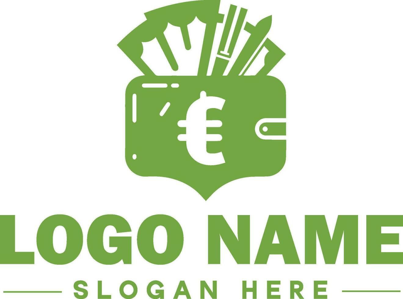 financiën logo icoon, bedrijf financiën logo, financiën ontwerp, handel en distributie logo, accounting financieel logo, financieel adviseurs ontwerp sjabloon vector icoon, financiën bewerkbare vector