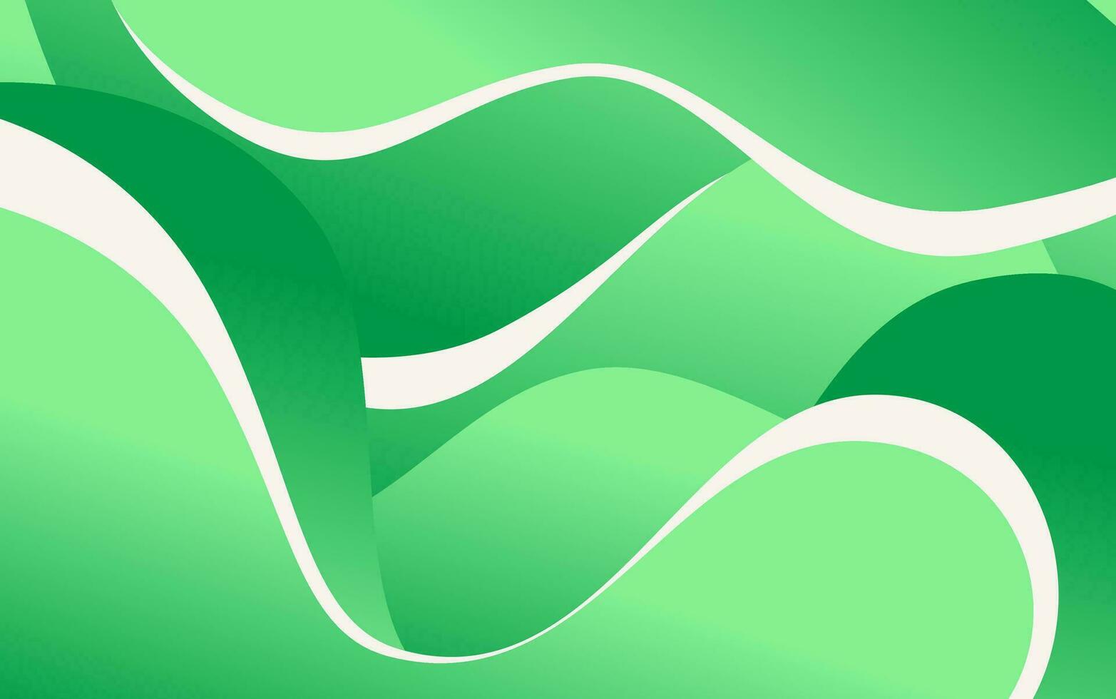 helling achtergrond ontwerp met abstract Golf luquid groen kleur vormen vector