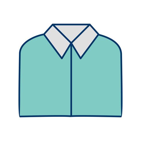 school shirt vector pictogram
