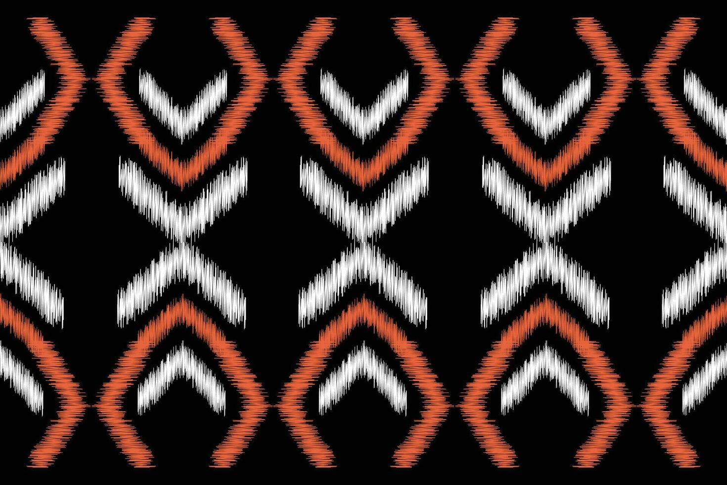 etnisch ikat kleding stof patroon meetkundig stijl.afrikaans ikat borduurwerk etnisch oosters patroon zwart achtergrond. abstract,illustratie,textuur,kleding,frame,decoratie,motief. vector