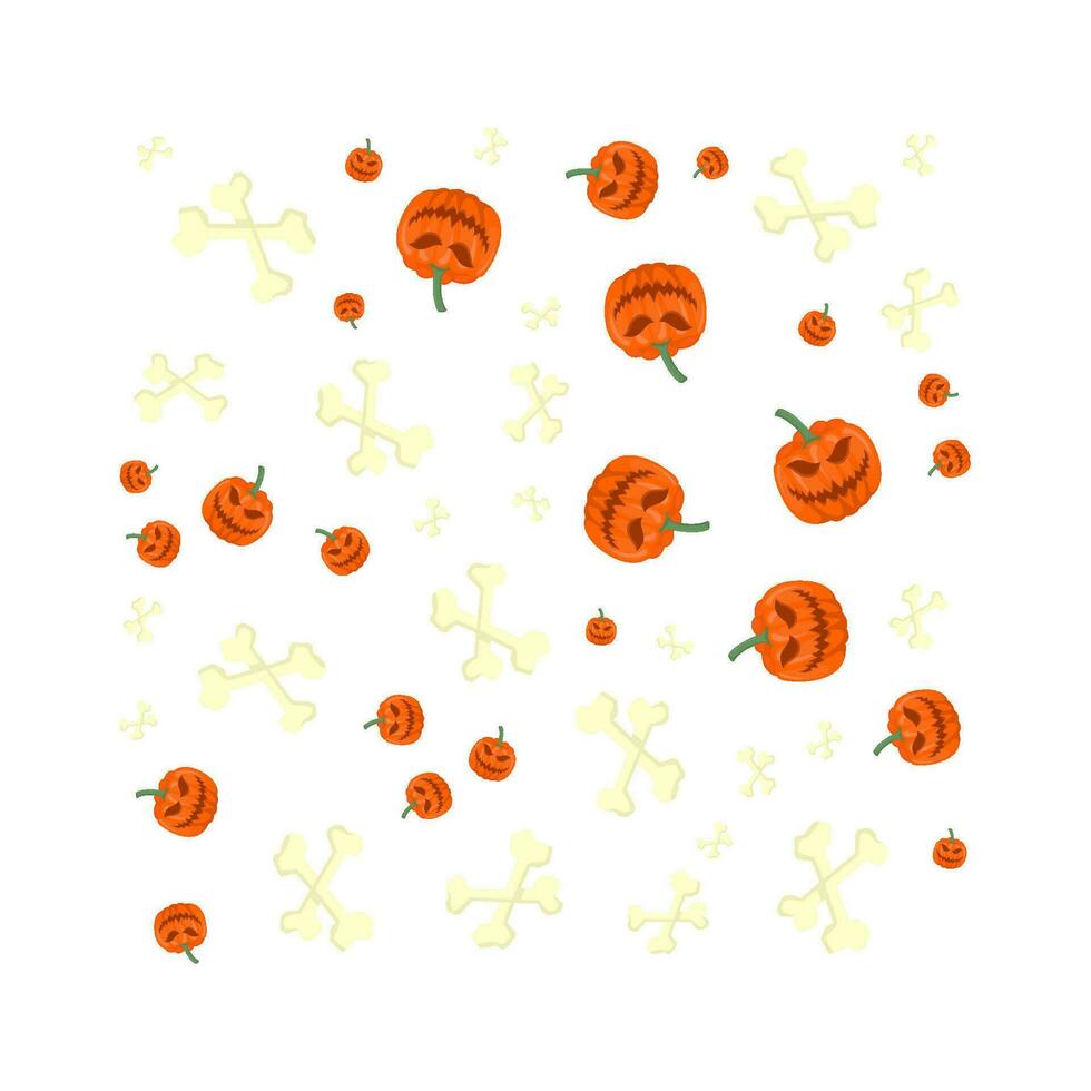 spookachtig halloween patroon illustratie vector