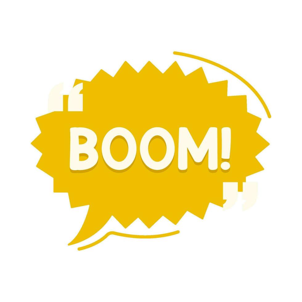 citaten boom in toespraak bubbel grappig illustratie vector