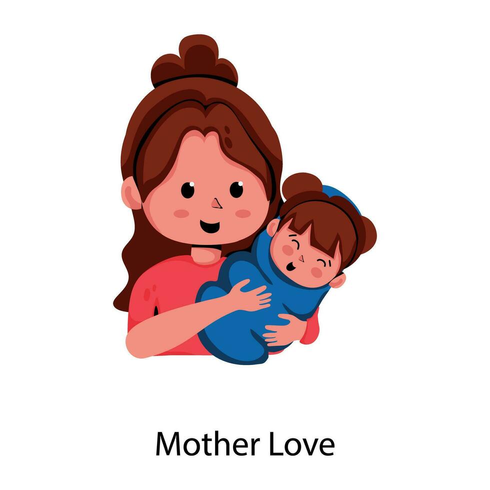 modieus moeder liefde vector