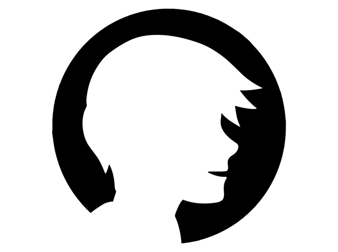 vrouw avatar profiel afbeelding silhouet vector