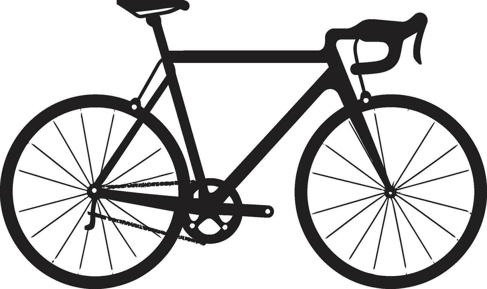 fiets ambacht zwart vector icoon pedaal embleem fiets logo ontwerp