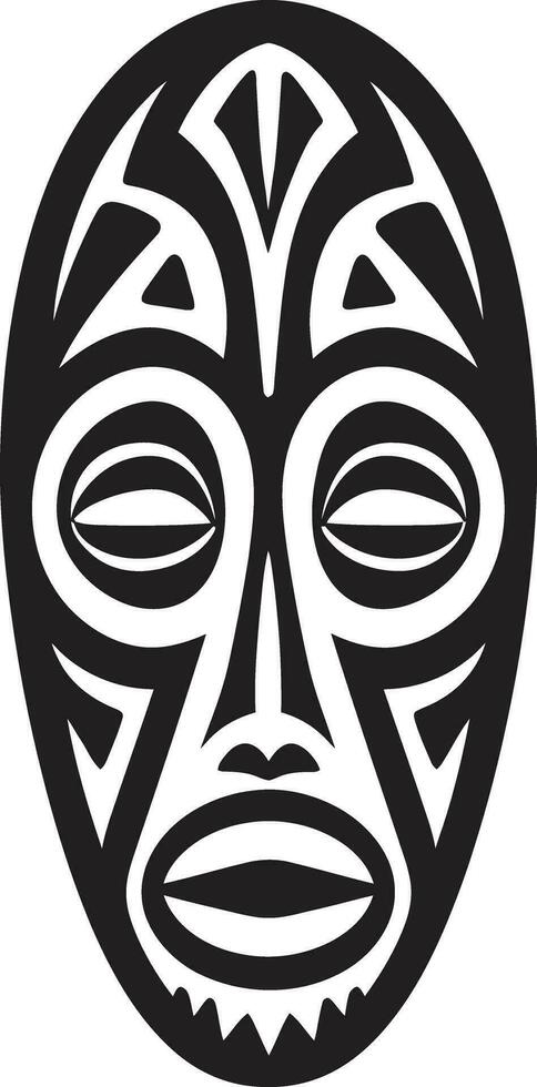 ritueel erfgoed vector tribal masker geestelijk kronieken zwart Afrikaanse masker