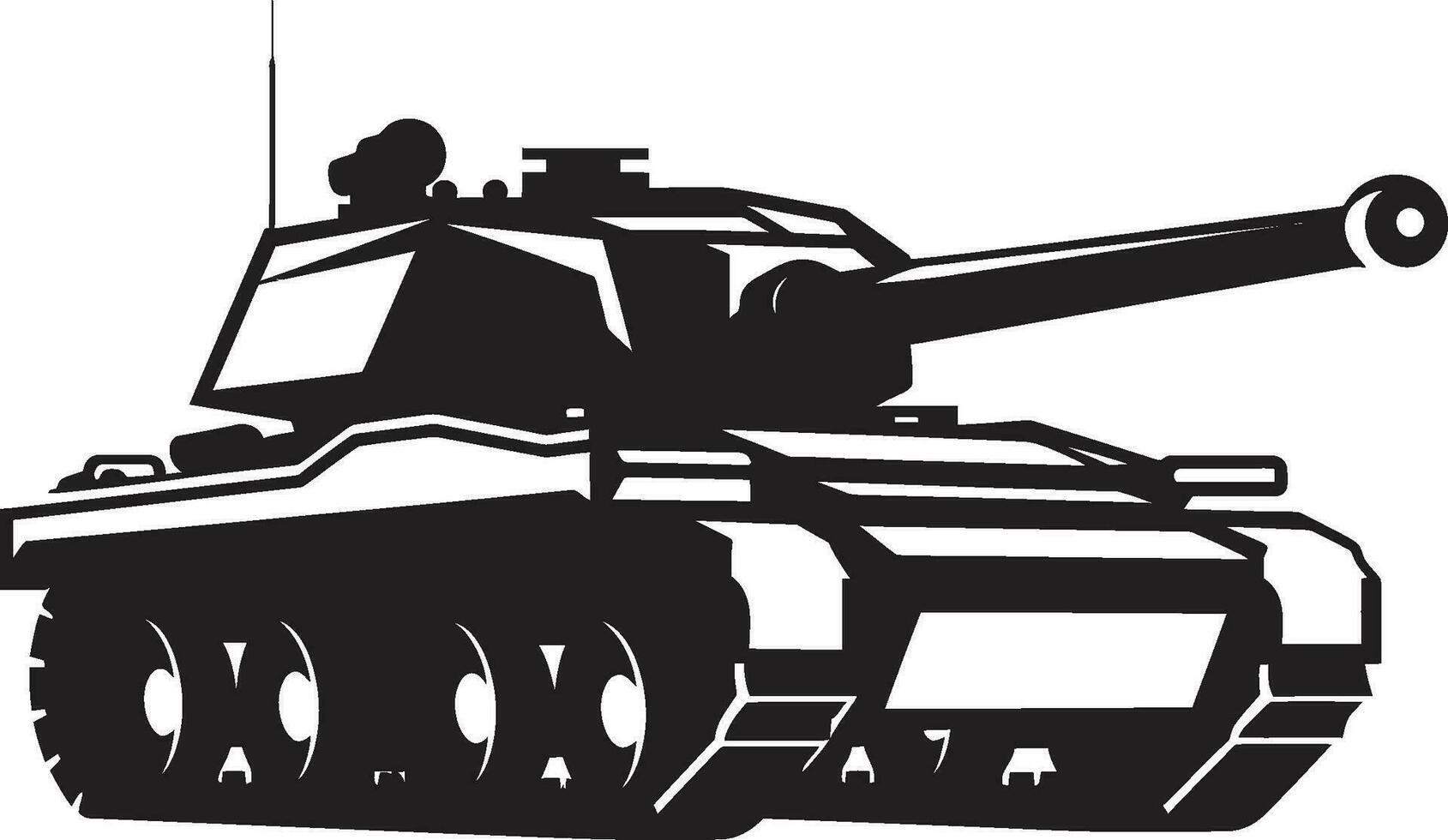 krijger s rijden zwart leger tank symbool voogd schild vector tank embleem