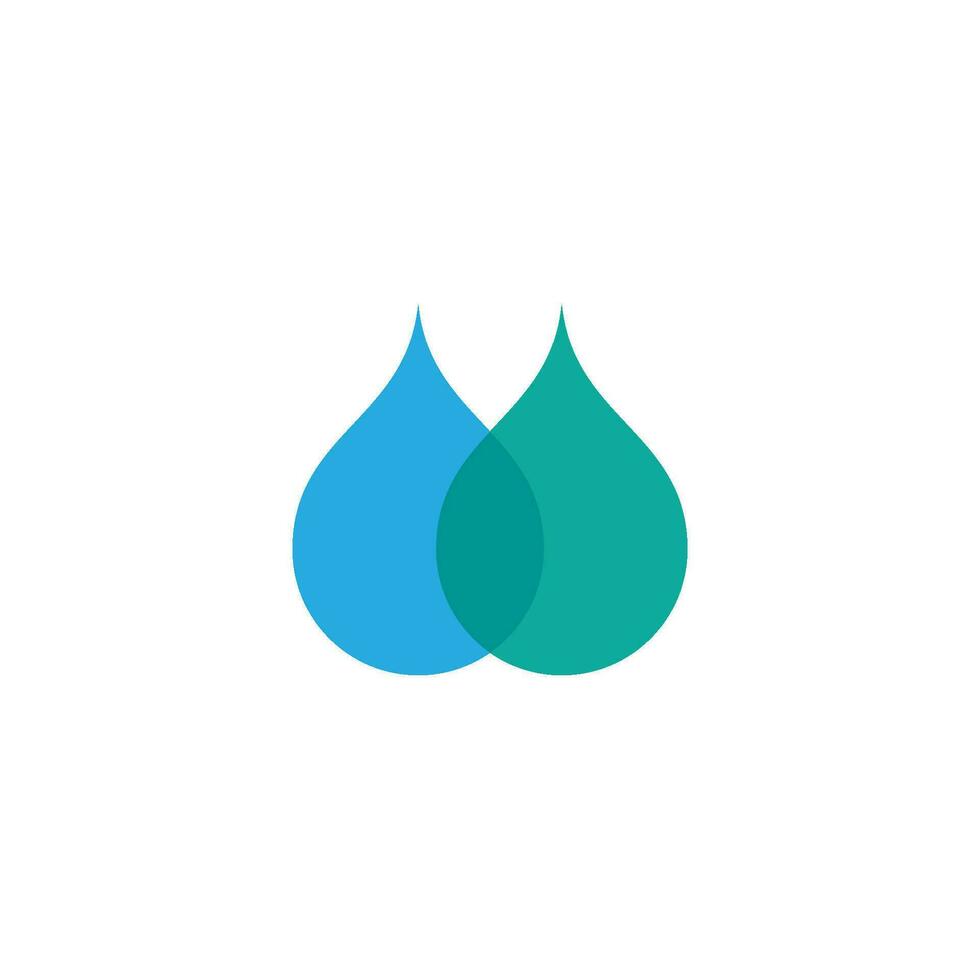 waterdruppel logo sjabloon vector