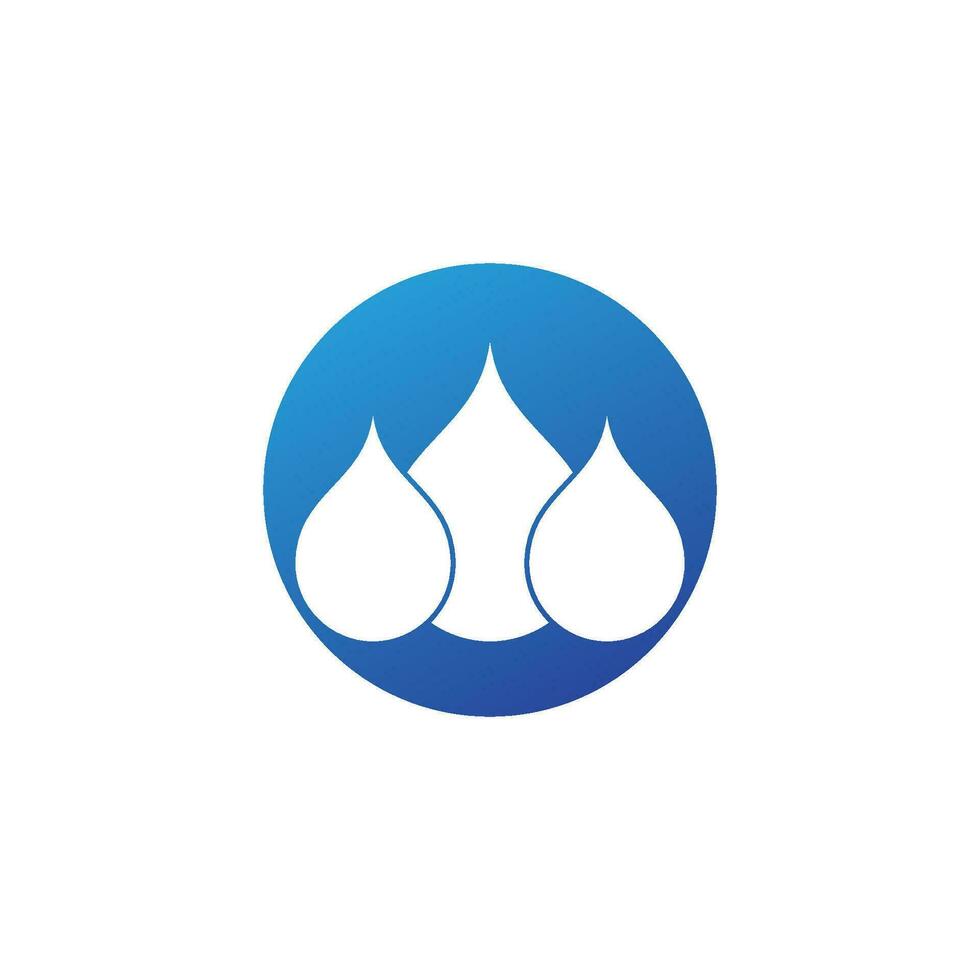 waterdruppel logo sjabloon vector