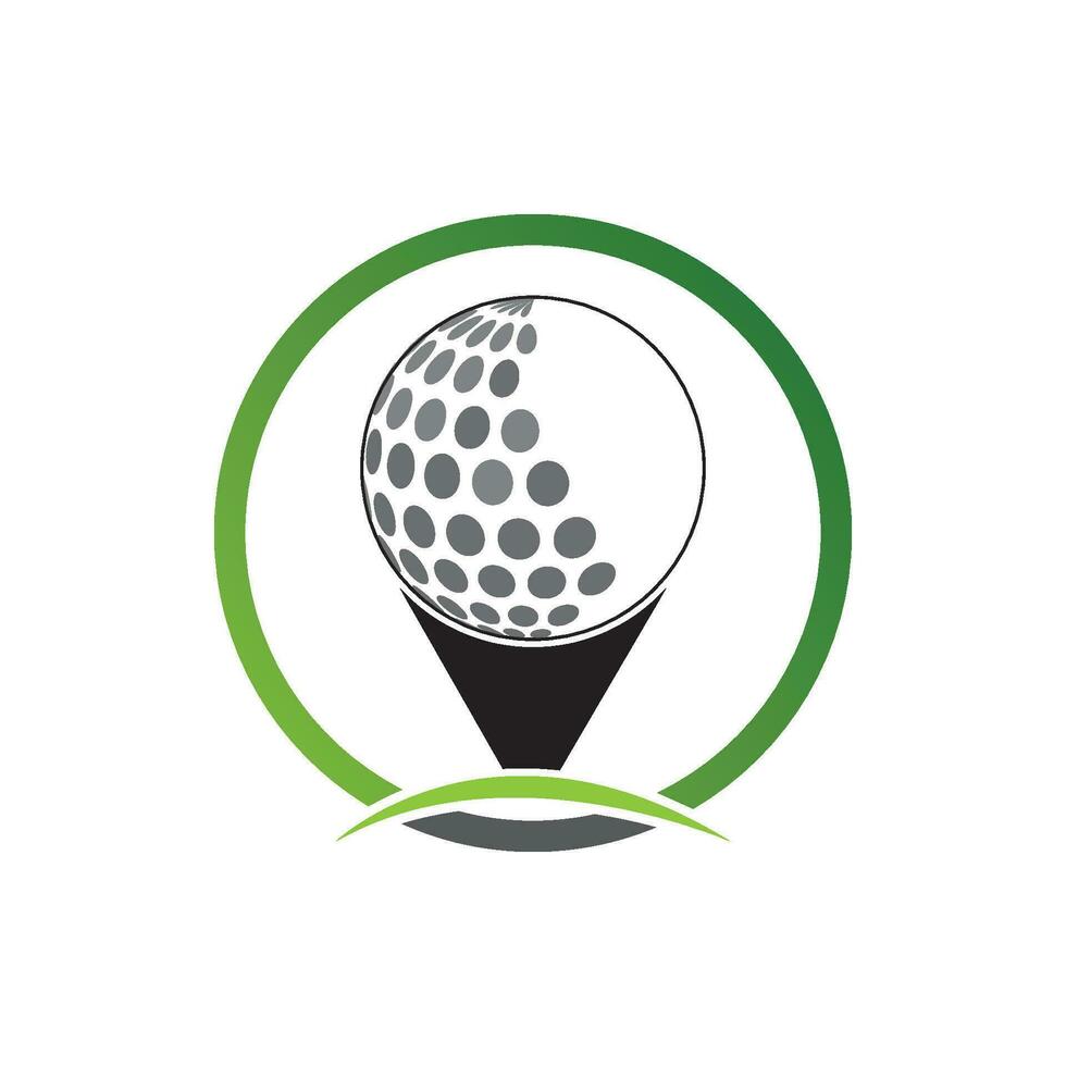 golf logo sjabloon vectorillustratie vector