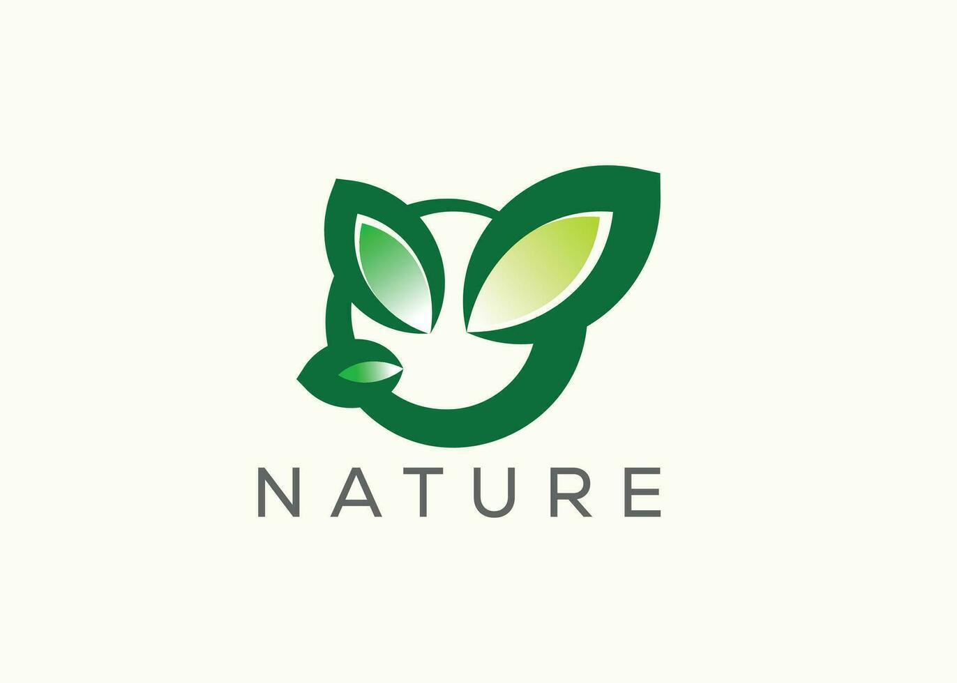 groen blad logo ontwerp vector sjabloon. natuur groei blad vector logo.