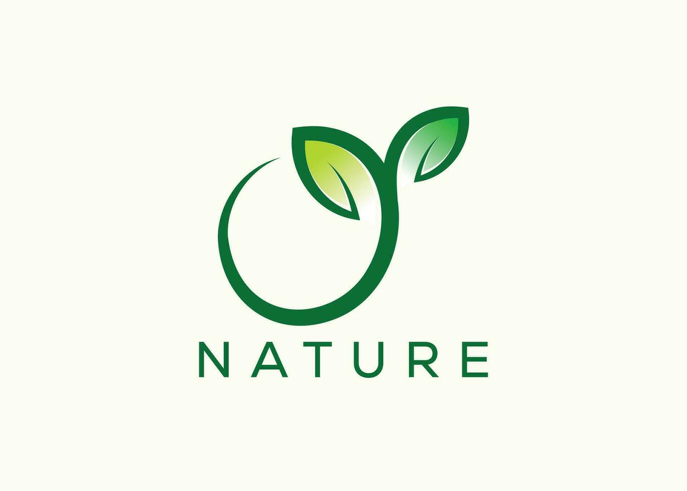 groen blad logo ontwerp vector sjabloon. natuur groei blad vector logo.