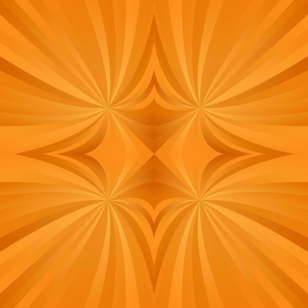 oranje abstract digitaal spiraal meditatie achtergrond ontwerp vector