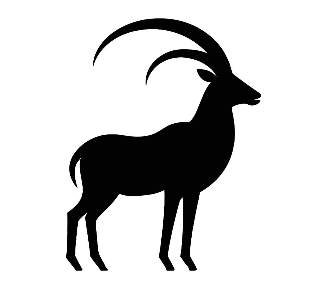 vector grafisch van addax.