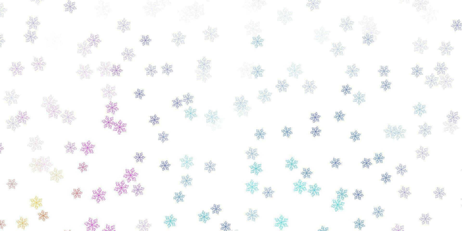 licht veelkleurige vector natuurlijke lay-out met bloemen.