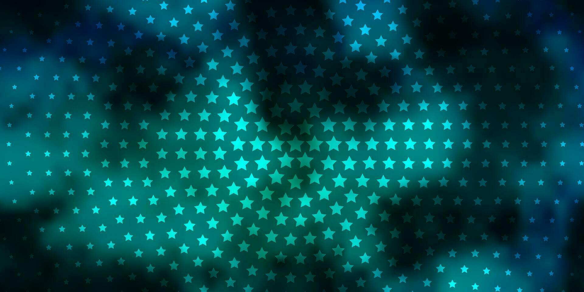 lichtblauwe vectorlay-out met heldere sterren. vector