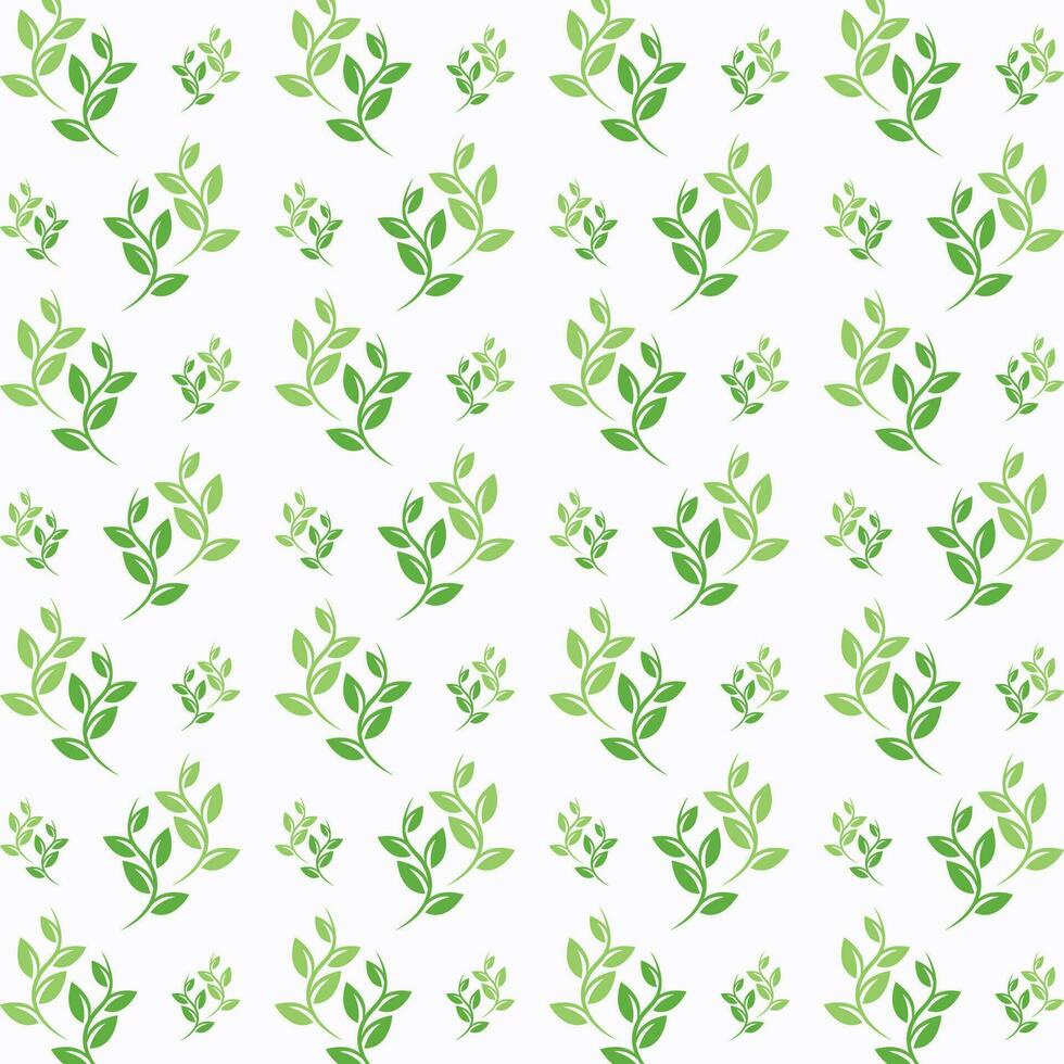 groen boom blad vector ontwerp patroon illustratie abstract achtergrond