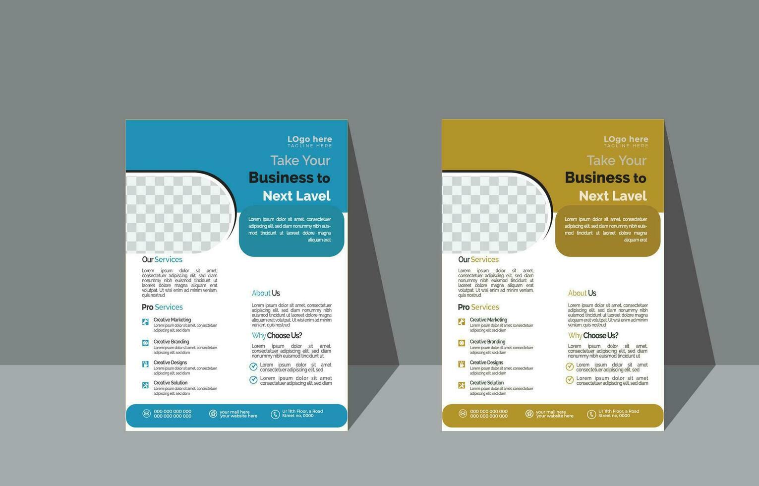 poster folder tamfje brochure Hoes ontwerp lay-out ruimte vector illustratie sjabloon in a4 grootte