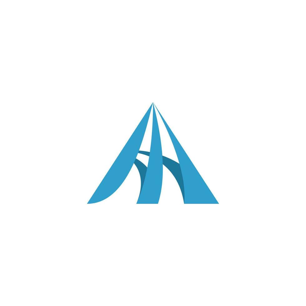 abstract driehoek logo sjabloon ontwerp vector