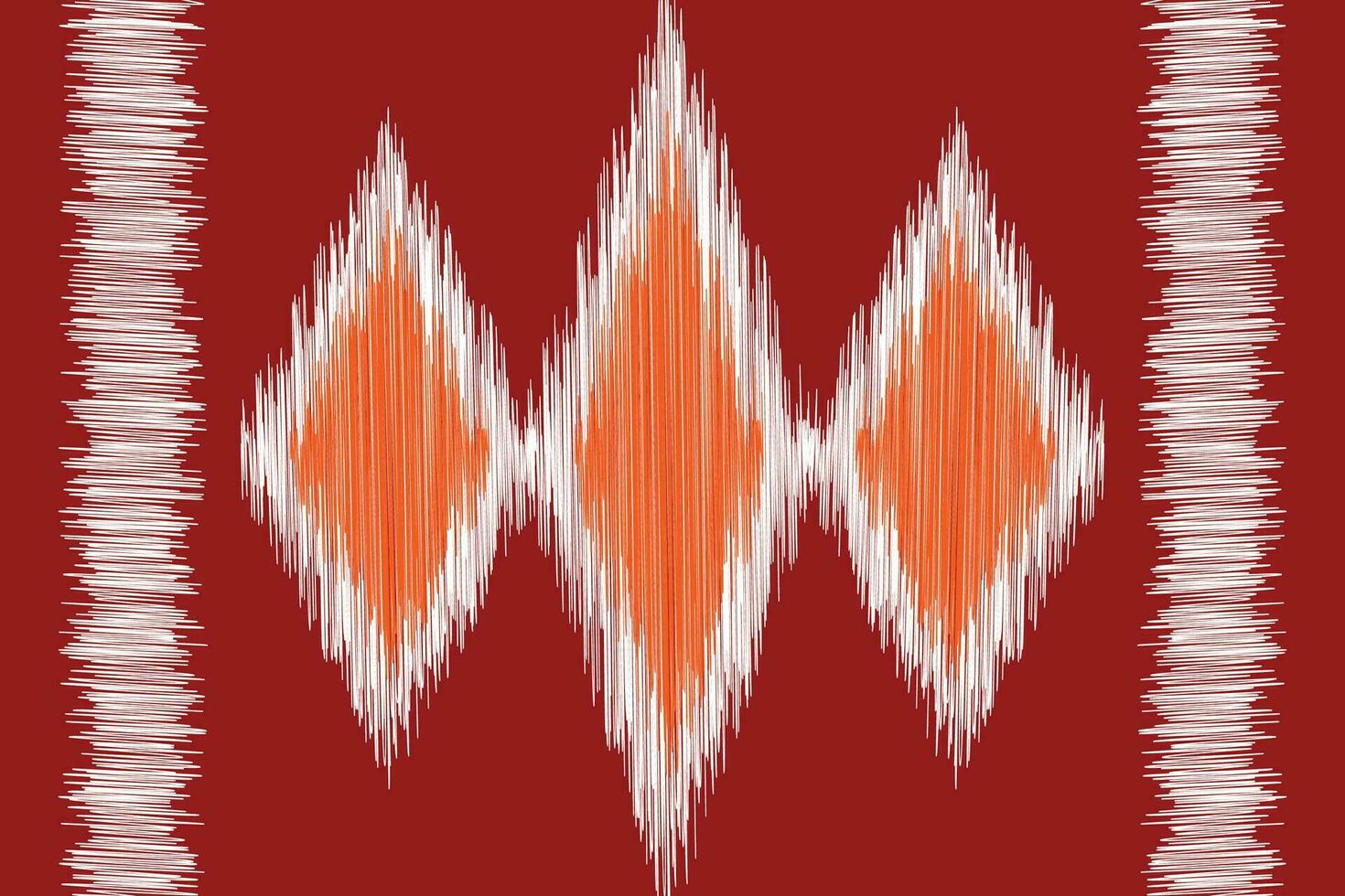 etnisch ikat kleding stof patroon meetkundig stijl.afrikaans ikat borduurwerk etnisch patroon rood Kerstmis dag achtergrond. abstract,illustratie,textuur,kleding,frame,decoratie,motief. vector