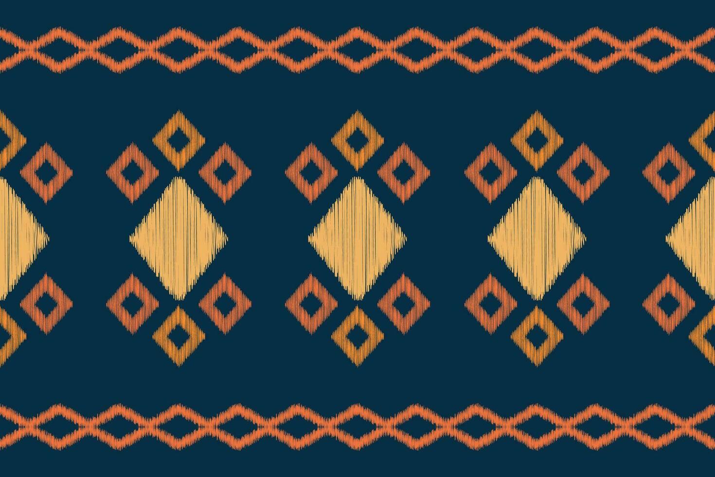 etnisch ikat kleding stof patroon meetkundig stijl.afrikaans ikat borduurwerk etnisch oosters patroon blauw achtergrond. abstract,illustratie,textuur,kleding,frame,decoratie,motief. vector