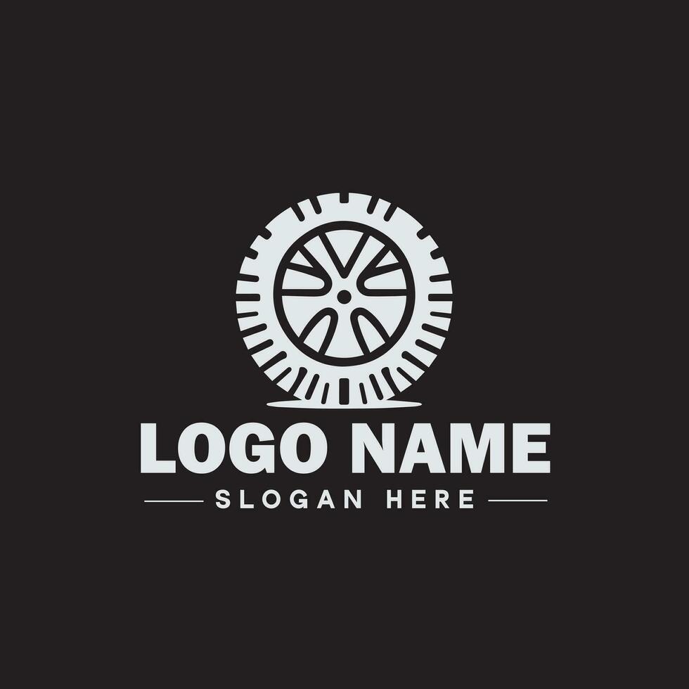 automotive logo auto winkel logo auto handel logo auto reparatie logo icoon schoon vlak modern minimalistische bedrijf voertuig logo bewerkbare vector