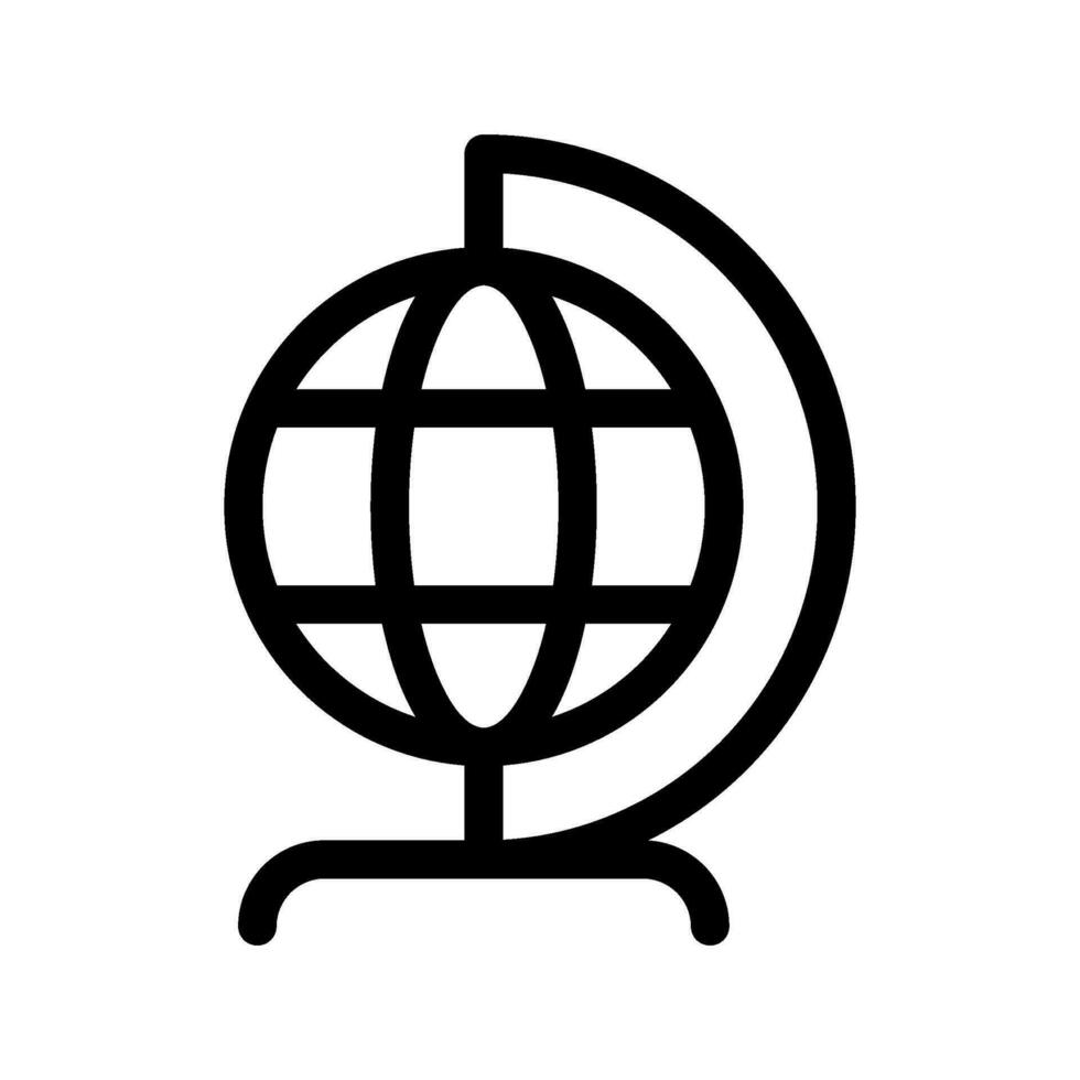 wereldbol icoon vector symbool ontwerp illustratie