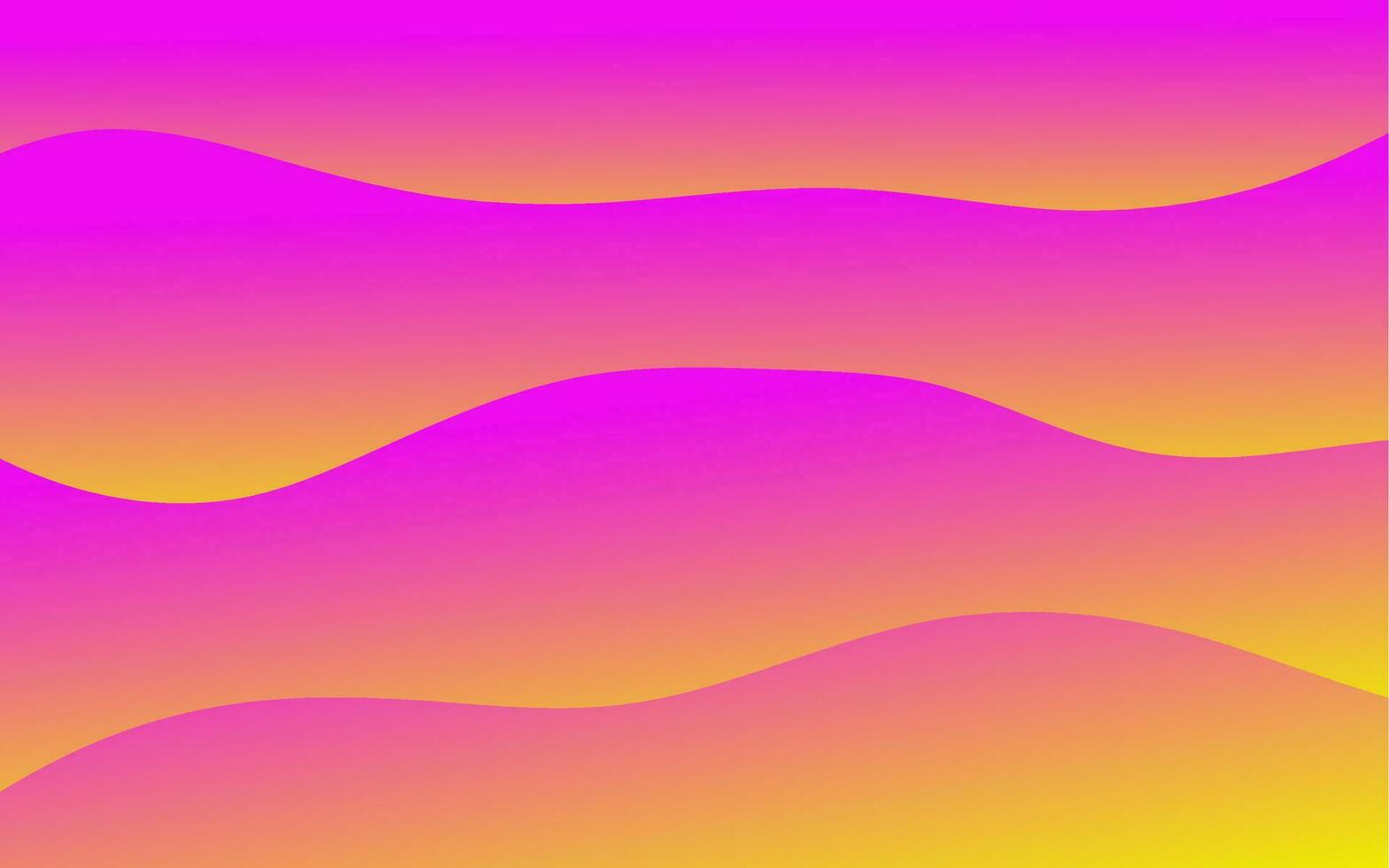 een roze en geel achtergrond met golvend lijnen vector