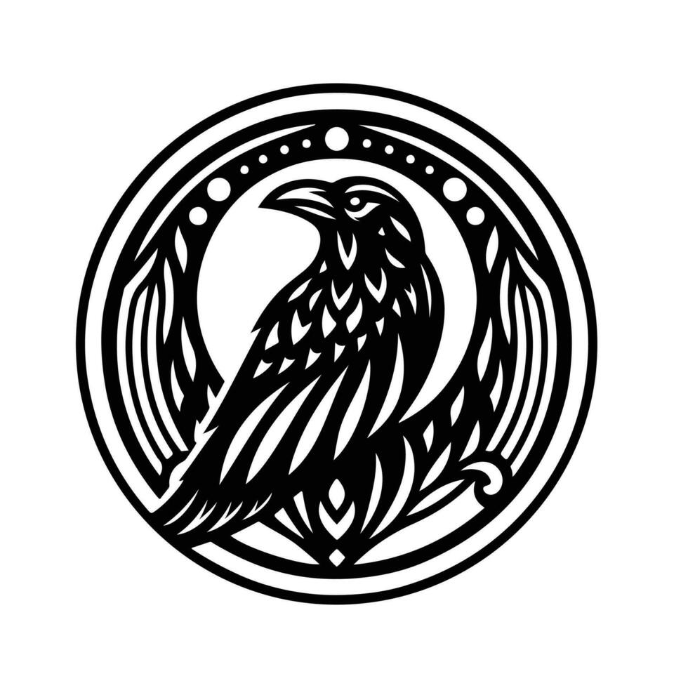 raaf tribal tatoeëren logo icoon ontwerp vector