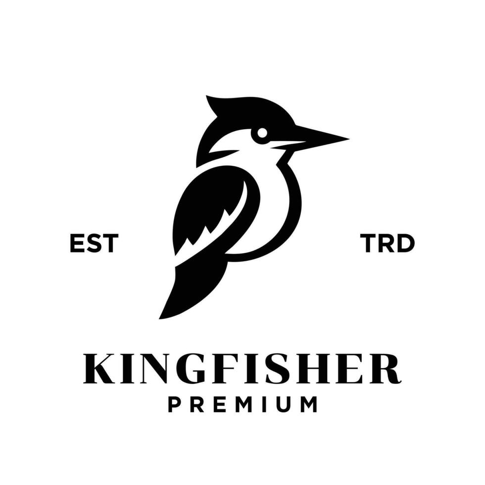 ijsvogel vogel logo icoon ontwerp illustratie vector